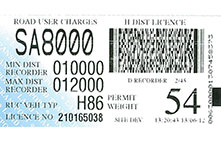 Ejemplo del sello RUC Nueva Zelanda